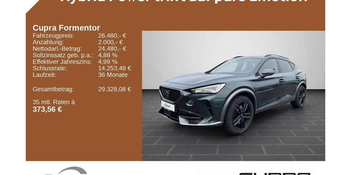 Cupra Formentor 51.613 km 26.480 &euro; Mainz 55129