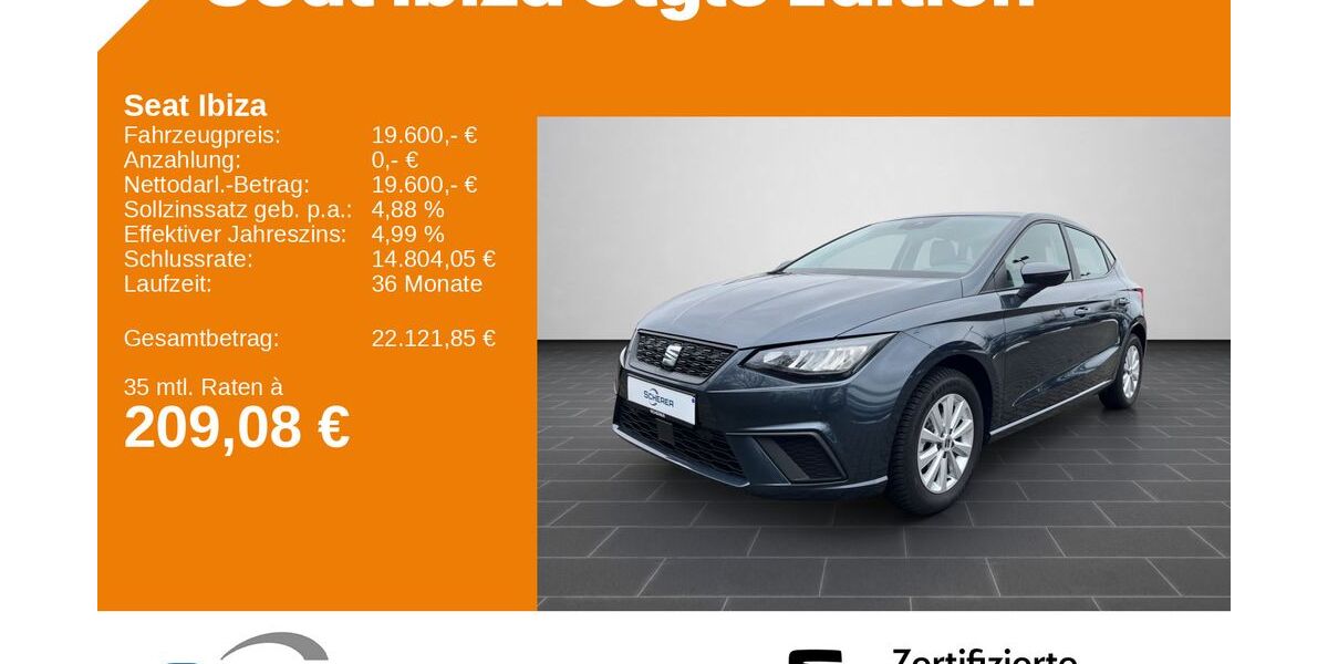 Seat Ibiza 9.191 km 19.500 &euro; Mainz 55129