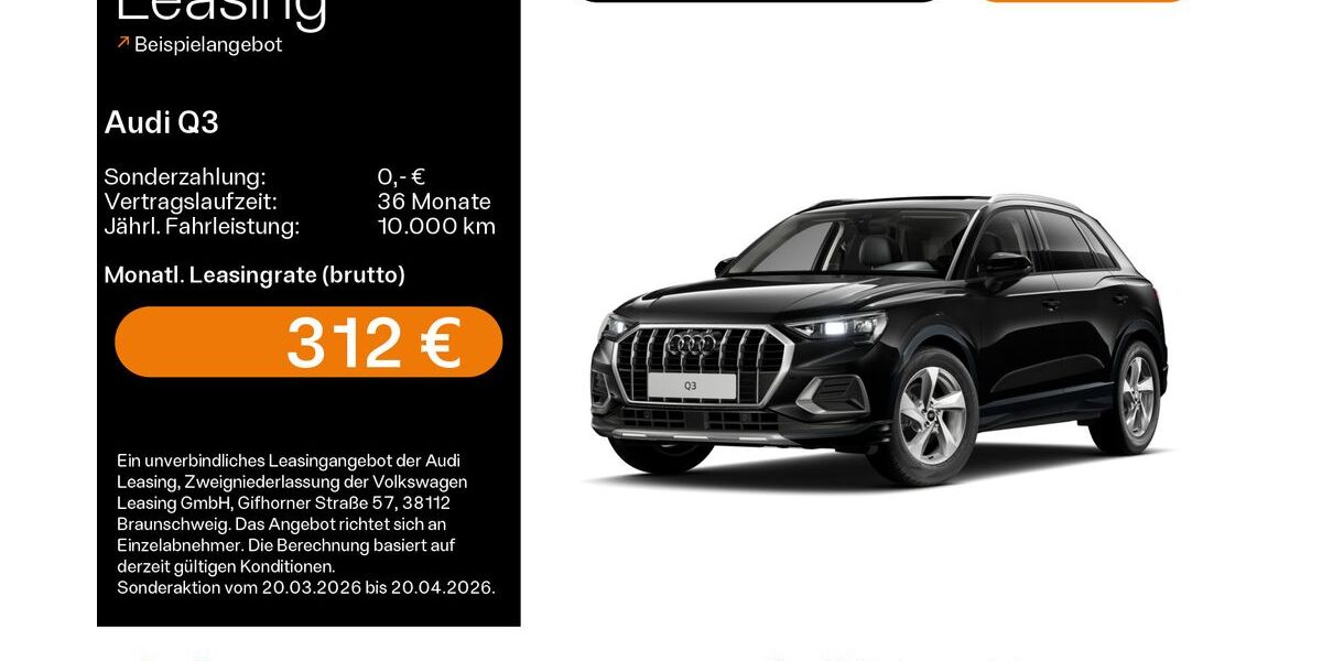 Audi Q3 8.595 km 37.790 &euro; Hofheim 65719