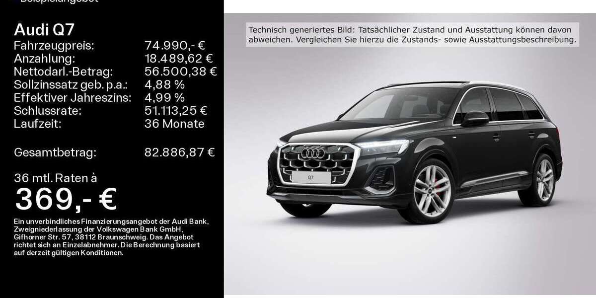 Audi Q7 4.857 km 74.990 &euro; Hofheim 65719