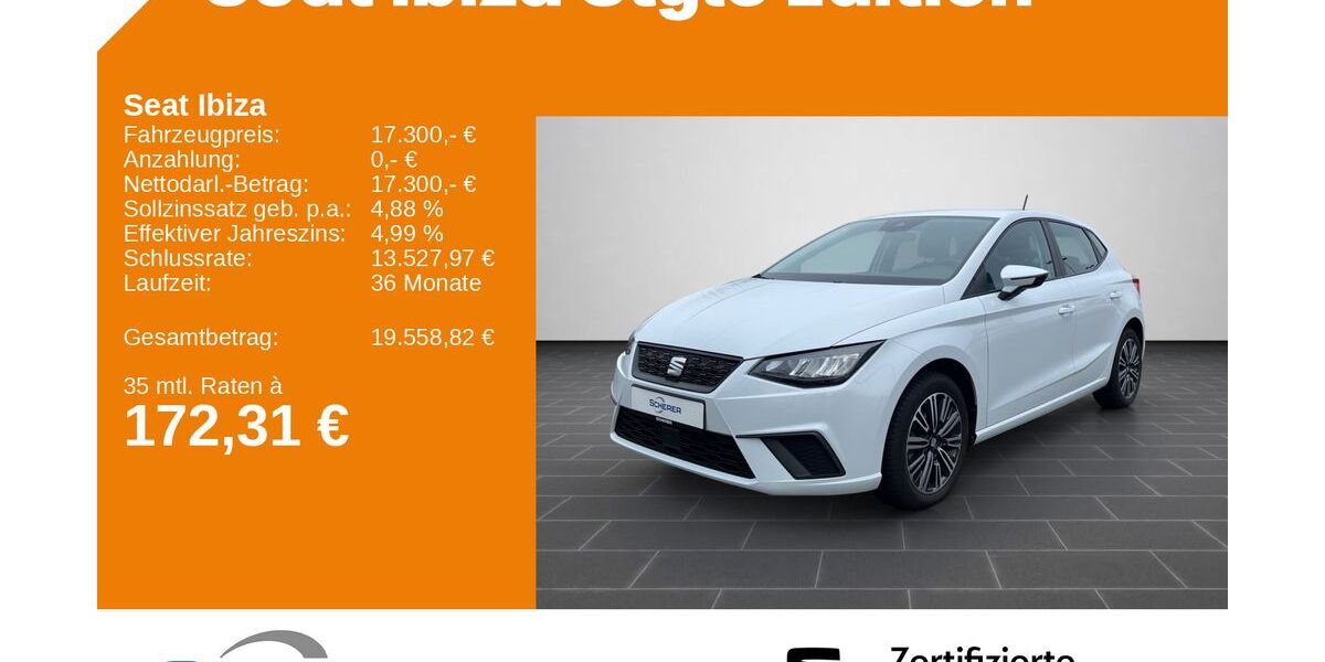 Seat Ibiza 20.789 km 18.400 &euro; Mainz 55129