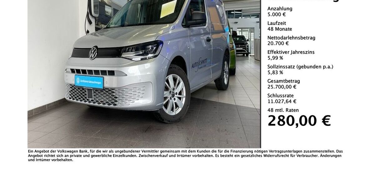 VW Caddy 7.544 km 19.480 &euro; Idstein 65510