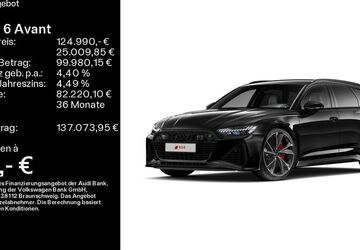 Audi RS6 13.801 km 121.990 &euro; Oberursel 61440