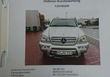 Mercedes-Benz ML 270 143.800 km 14.800 &euro; Mainz 55130