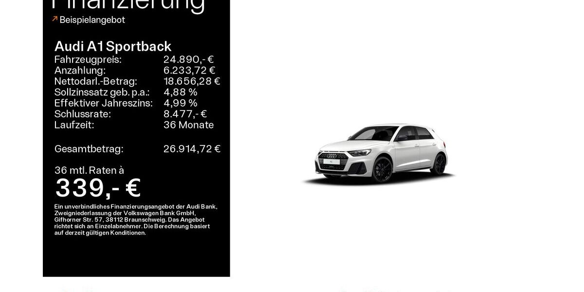 Audi A1 67.000 km 23.280 &euro; Oberursel 61440