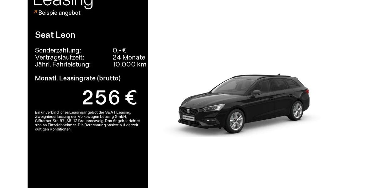 Seat Leon 25.282 km 28.430 &euro; Mainz-Kastell (Wiesbaden) 55252