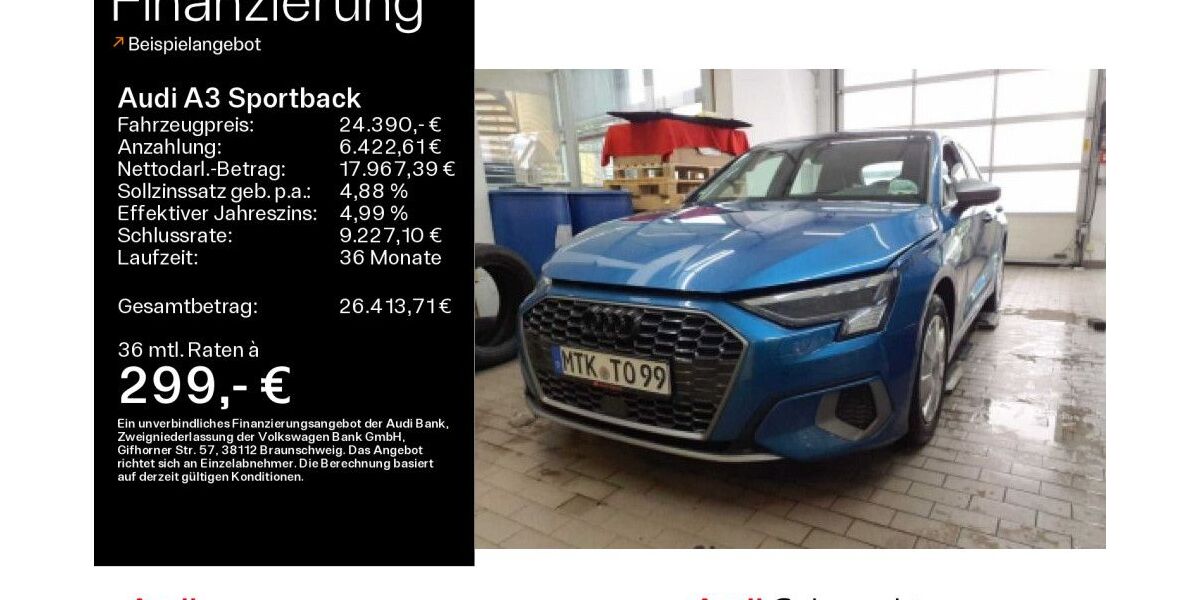 Audi A3 101.937 km 24.390 &euro; Hofheim 65719