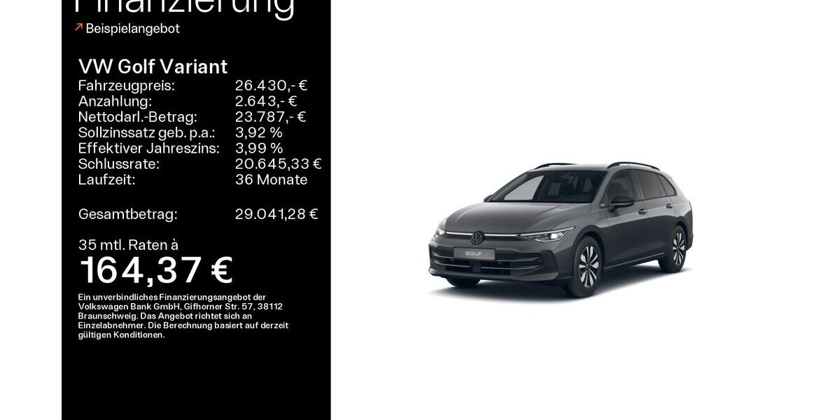 VW Golf 25.703 km 26.180 &euro; Eschborn 65760