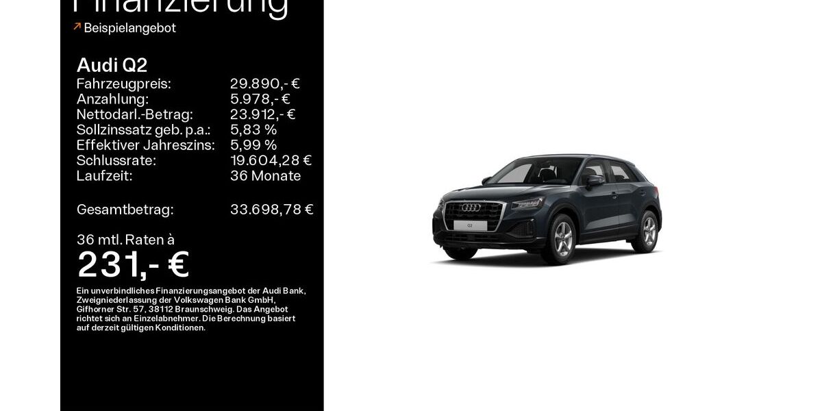Audi Q2 18.000 km 24.280 &euro; Oberursel 61440