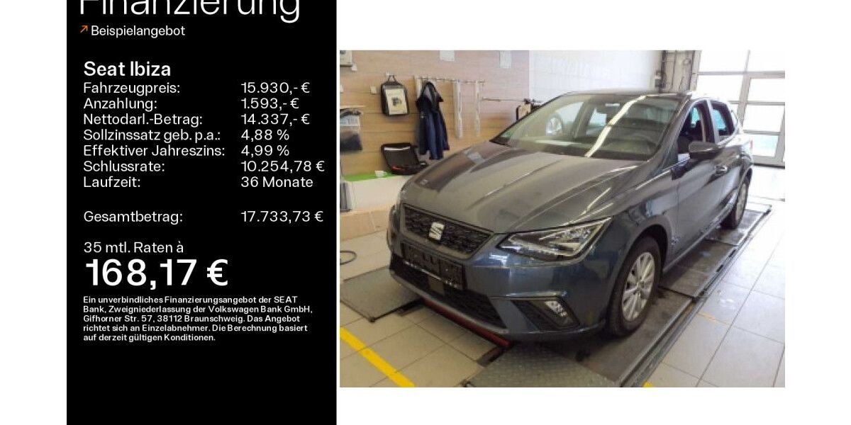 Seat Ibiza 20.100 km 15.930 &euro; Hofheim im Taunus 65719