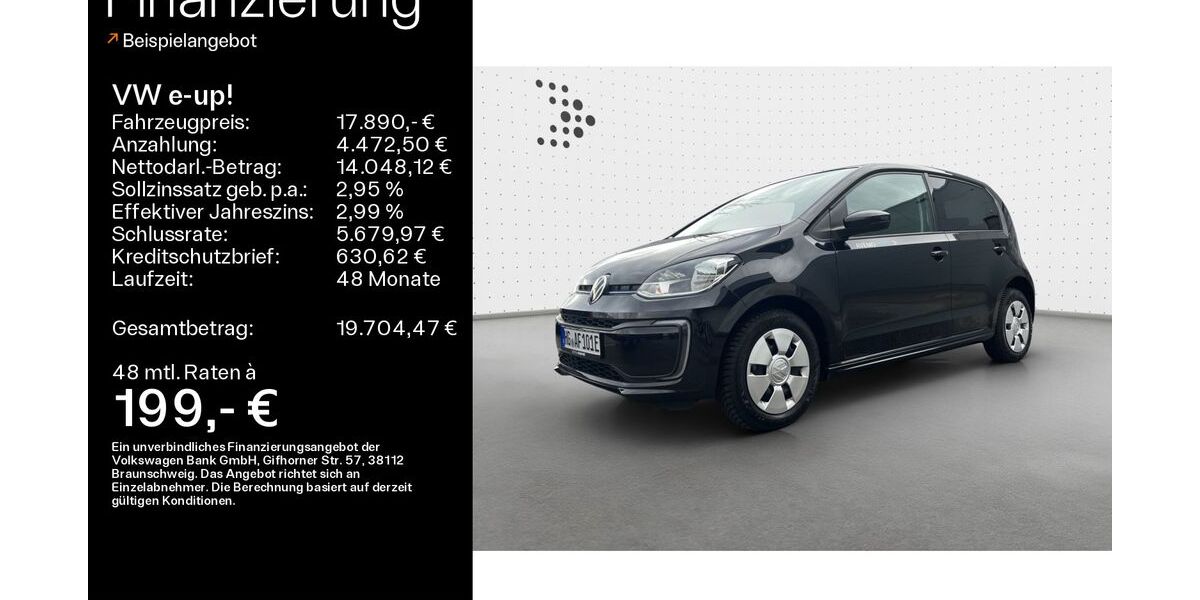 VW e-up! 19.500 km 17.890 &euro; Mainz-Kastell (Wiesbaden) 55252